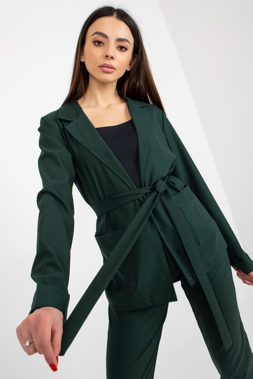 Tamsiai žalios spalvos kostiuminis...