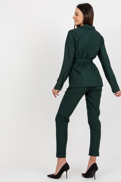 Tamsiai žalios spalvos kostiuminis...