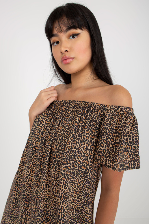 Sukienka-D73771R30145J-brązowy Sukienka-D73771R30145J-brązowy