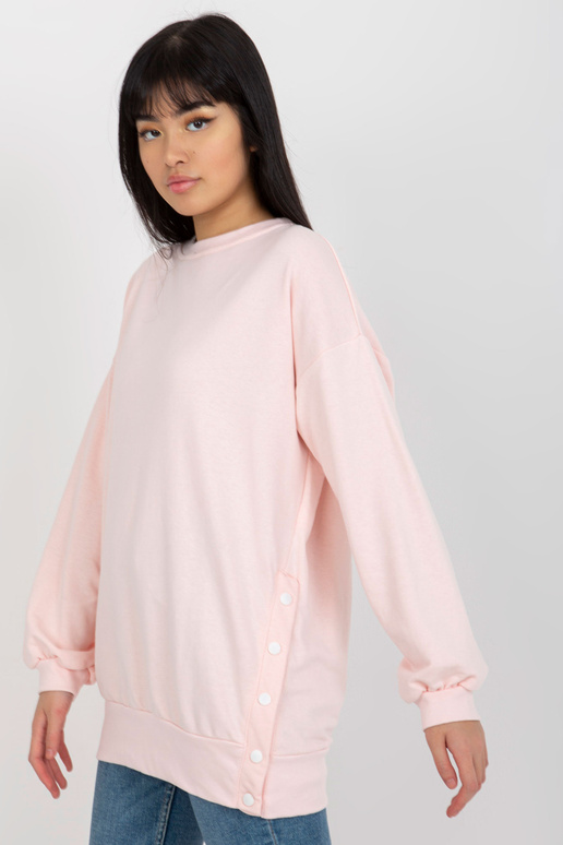 Šviesiai rožinis megztinis be gobtuvo... Šviesiai rožinis megztinis be gobtuvo...