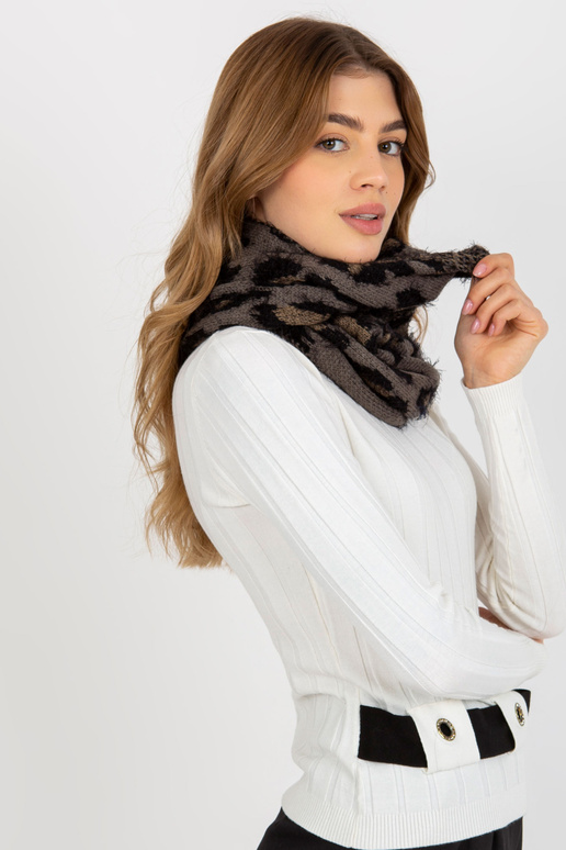 Pilkai juodas moteriškas leopterninis...