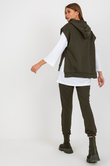 Khaki spalvos trijų dalių...