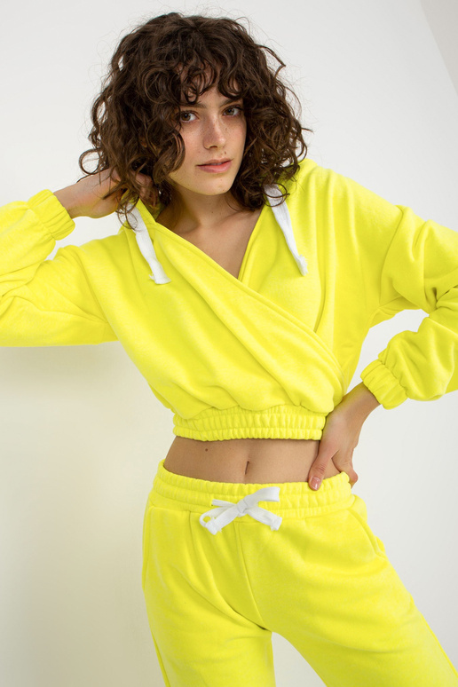 Fluo geltonas megztinių komplektas su...