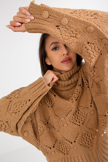 Lockerer Rollkragenpullover...