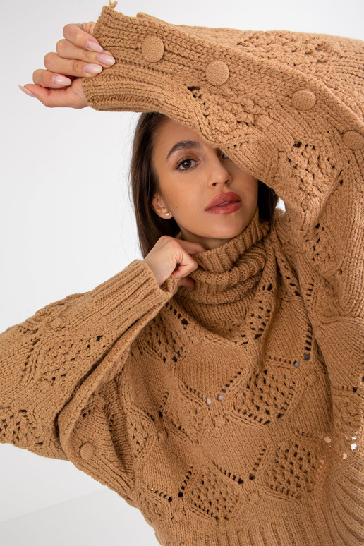 Lockerer Rollkragenpullover su...