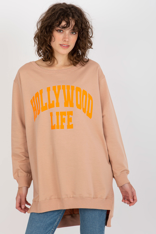 Bluza VI-BL-3102.01P BEIGE/ORANŽINĖ Bluza VI-BL-3102.01P BEIGE/ORANŽINĖ