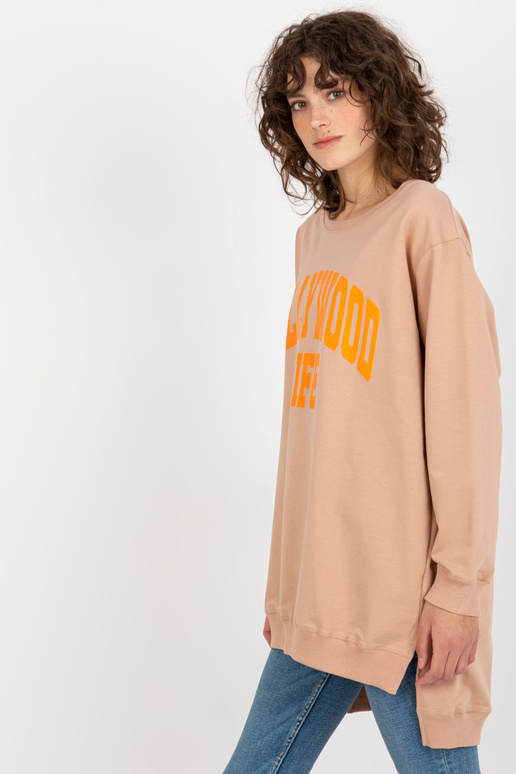 Bluza VI-BL-3102.01P BEIGE/ORANŽINĖ Bluza VI-BL-3102.01P BEIGE/ORANŽINĖ