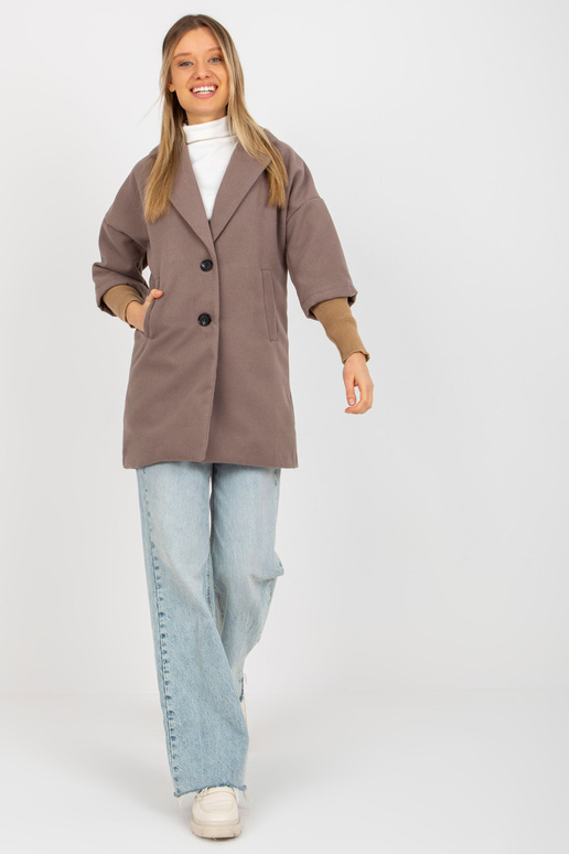 Rudas moteriškas paltas su kišenėmis... Rudas moteriškas paltas su kišenėmis...
