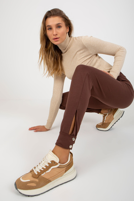 Rudos sportinės kelnės su...