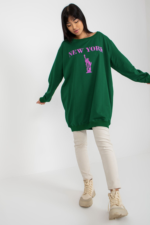 Bluza VI-BL-3212.15X D.GREEN/VIOLET