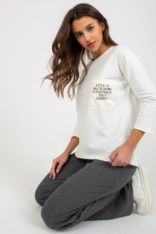 Ecru medvilnės laisvalaikio palaidinė... Ecru medvilnės laisvalaikio palaidinė...