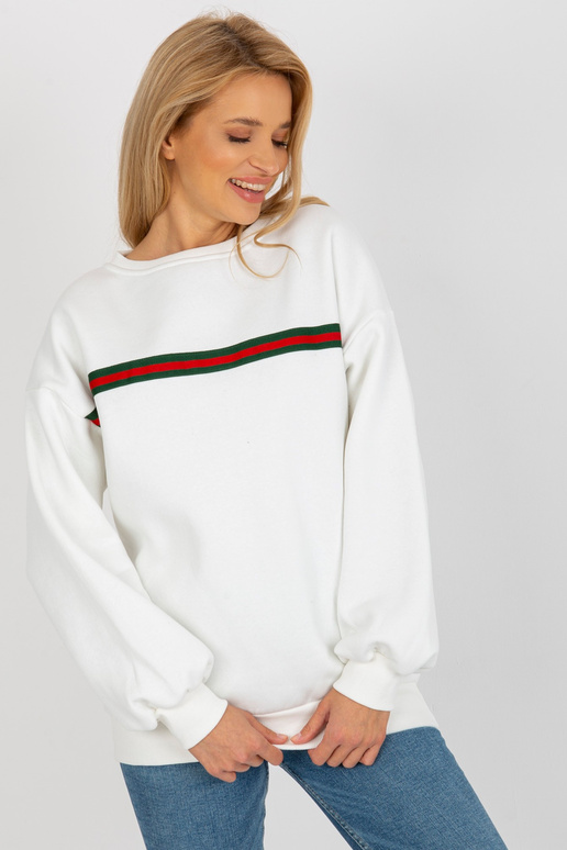 Ecru megztinis moteriškas oversize be... Ecru megztinis moteriškas oversize be...