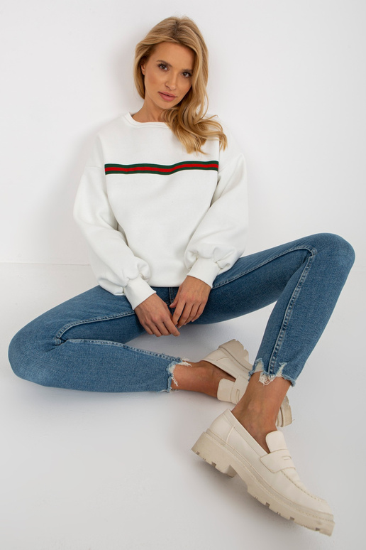 Ecru megztinis moteriškas oversize be... Ecru megztinis moteriškas oversize be...