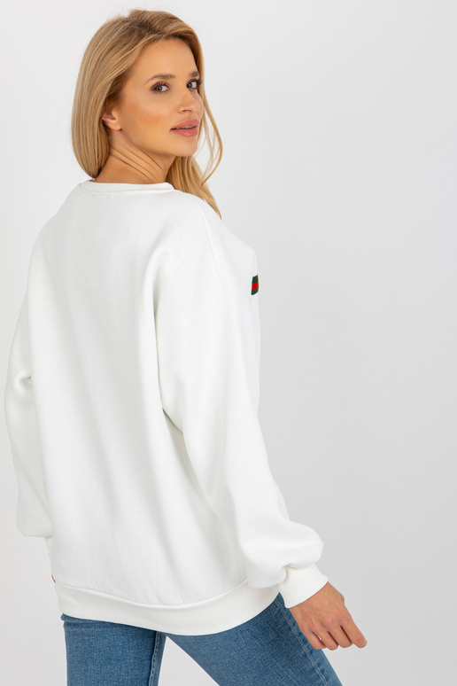 Ecru megztinis moteriškas oversize be... Ecru megztinis moteriškas oversize be...