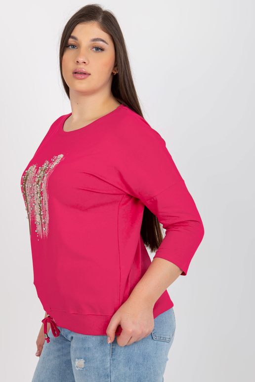 Fuksijos spalvos moteriška didelio...