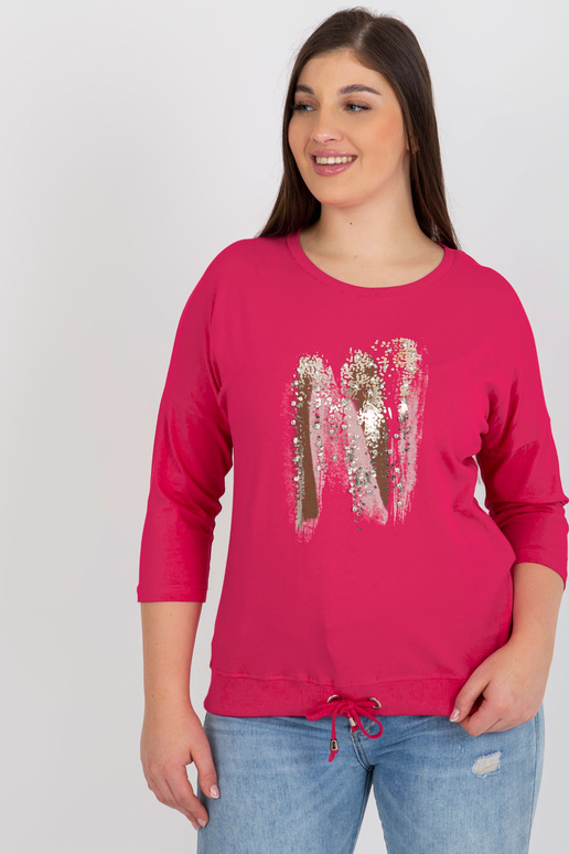 Fuksijos spalvos moteriška didelio...