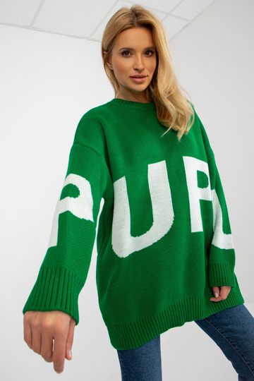 Žalias oversized megztinis... 2