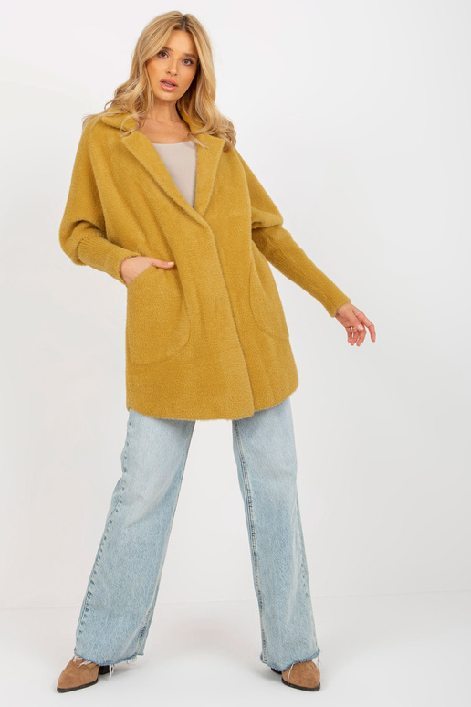 Garstyčių laisvas alpakų kailis su...