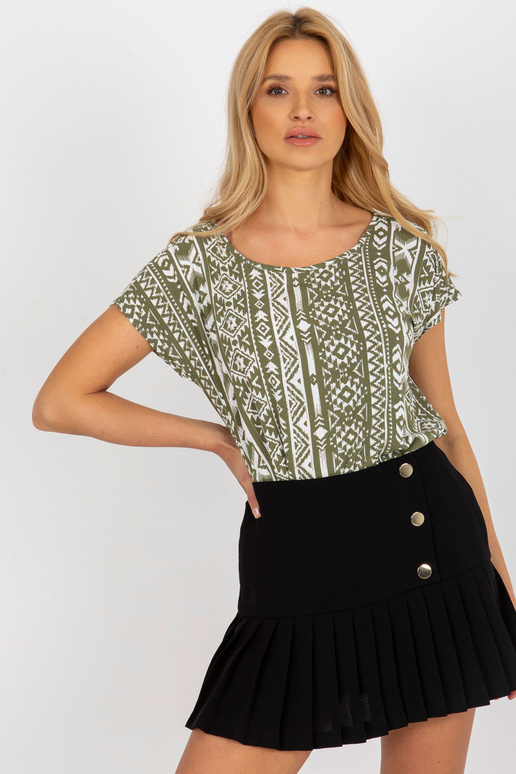 Bluzka-D73771R10978P-khaki Bluzka-D73771R10978P-khaki