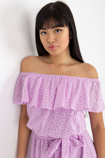 Šviesiai violetinė ažūrinė... 2