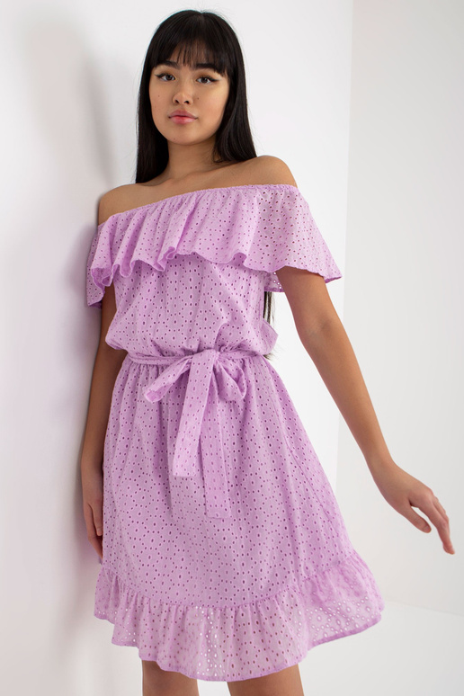 Šviesiai violetinė ažūrinė ispaniška... Šviesiai violetinė ažūrinė ispaniška...