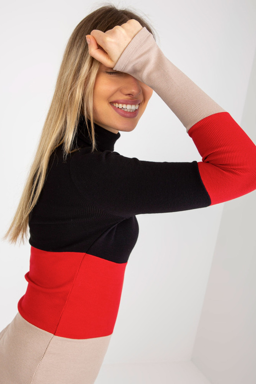 Juodos ir smėlinės spalvos moteriška...