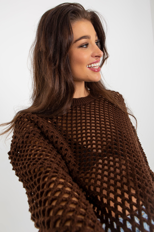 Rudas ažūrinis vasarinis megztinis...