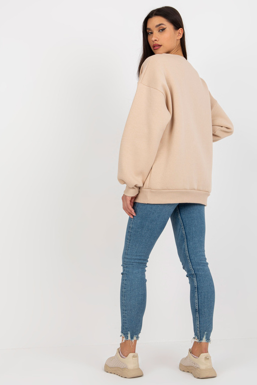 Smėlio spalvos megztinis be gobtuvo... Smėlio spalvos megztinis be gobtuvo...