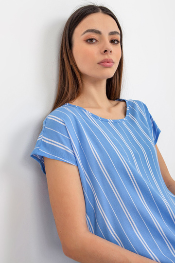 Mėlyna moteriška viskozės...