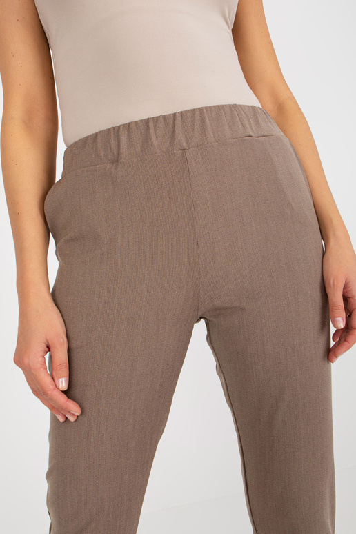 Rudos audinio cigarečių kelnės su...