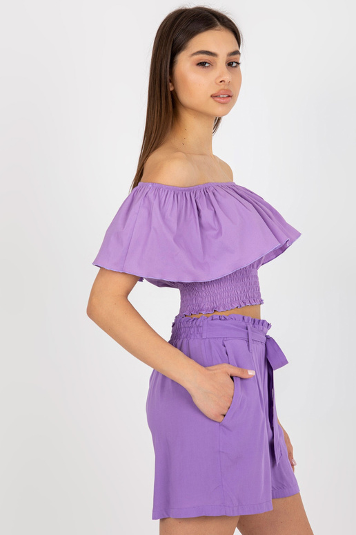 Violetinė trumpa ispaniška palaidinė... Violetinė trumpa ispaniška palaidinė...