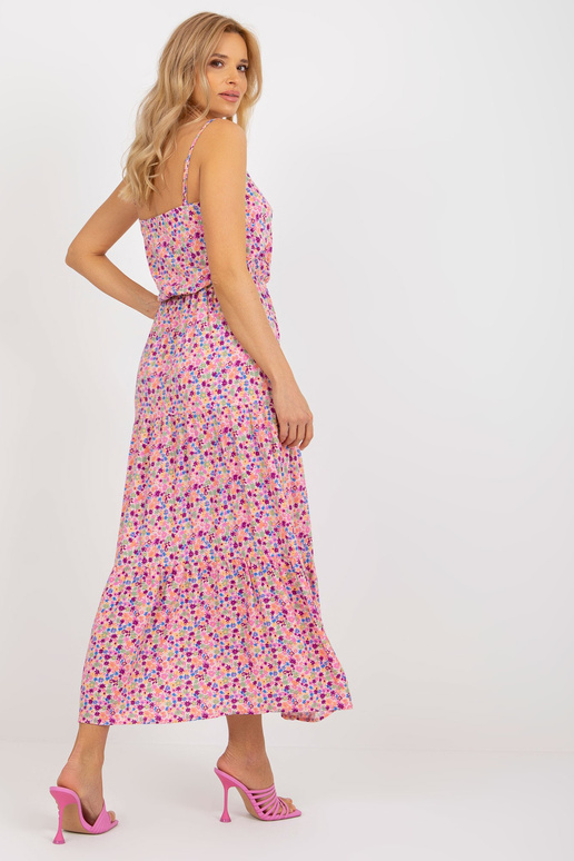 Rožinė maksi gėlėta suknelė su... Rožinė maksi gėlėta suknelė su...