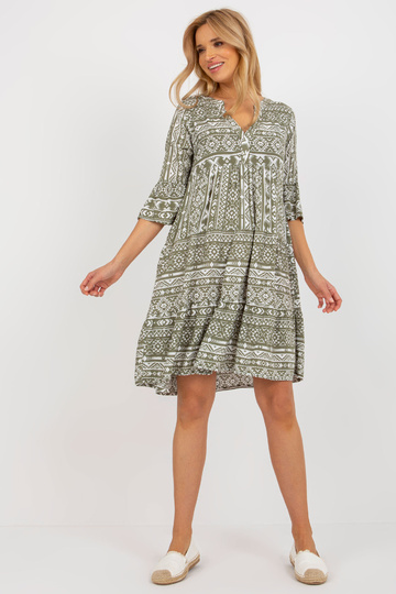 Laisva chaki spalvos BOHO... 2