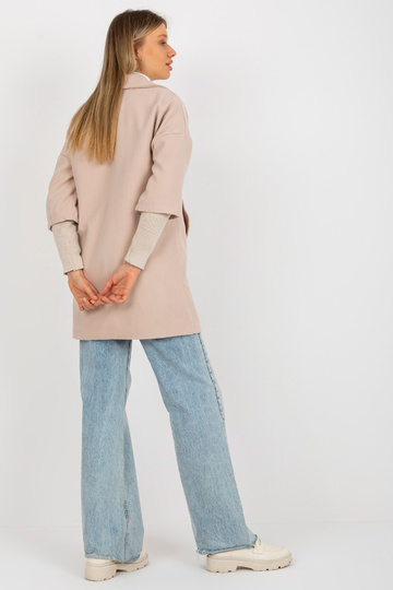 Smėlio spalvos paltas su...