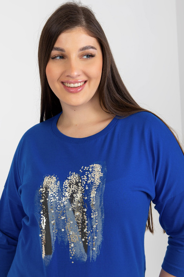 Tamsiai mėlyna plius dydžio... 2