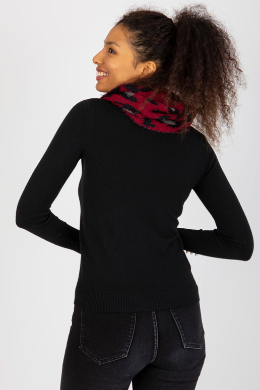 Raudonos ir juodos spalvos moterų...