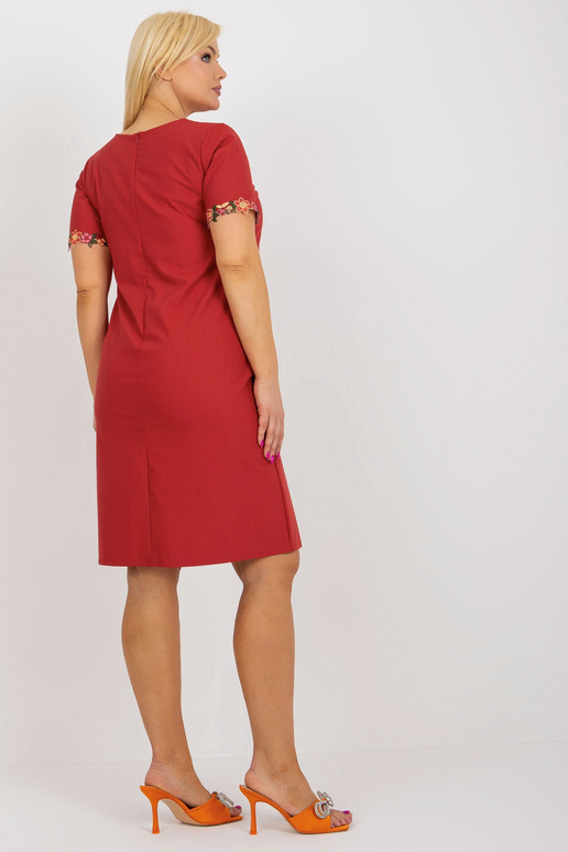 Suknelė-LK-SK-506309.50-bordo