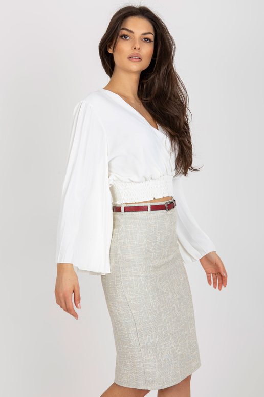 Ecru apvyniojama iškilminga palaidinė...