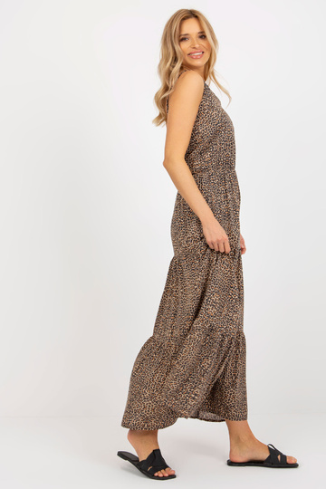 Ruda maxi suknelė su... 2