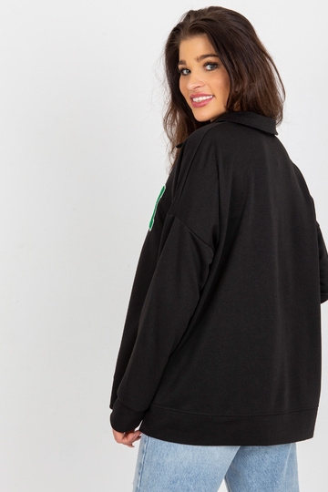 Juoda Oversize medvilninė...