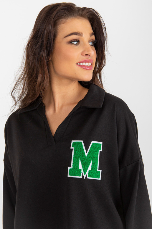 Juoda Oversize medvilninė palaidinė...