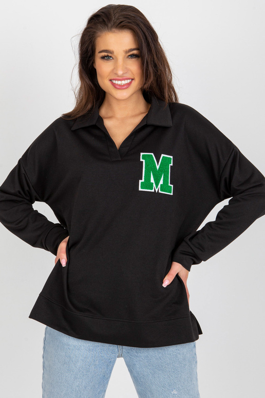 Juoda Oversize medvilninė palaidinė...