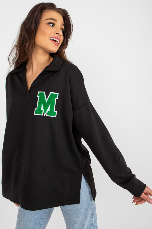 Juoda Oversize medvilninė palaidinė...