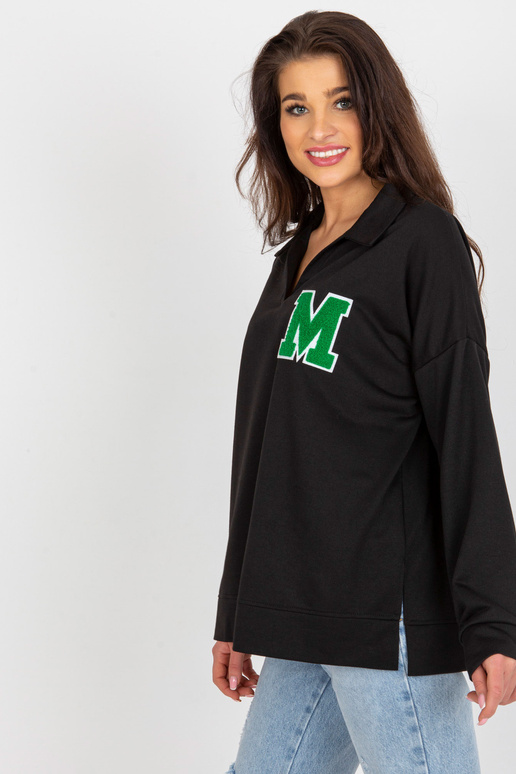 Juoda Oversize medvilninė palaidinė...