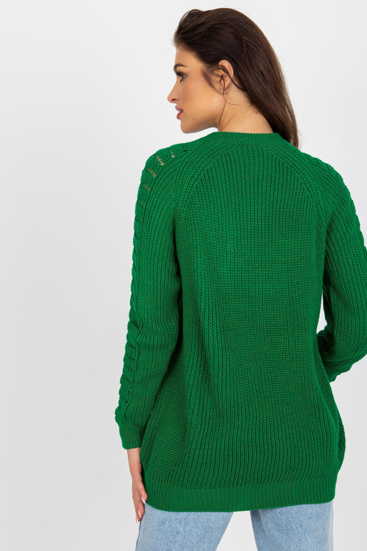 Žalias ilgas oversized megztinis...