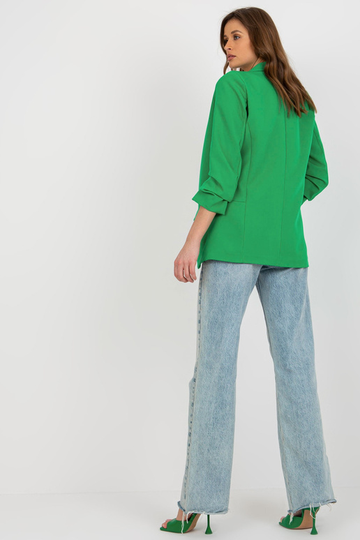 Žalia moteriška striukė su rauktomis... Žalia moteriška striukė su rauktomis...