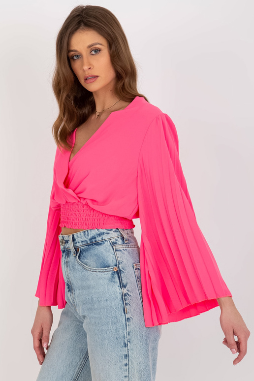 Fluo Pink Wrap iškilminga palaidinė... Fluo Pink Wrap iškilminga palaidinė...
