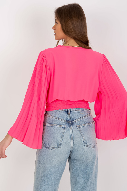Fluo Pink Wrap iškilminga palaidinė... Fluo Pink Wrap iškilminga palaidinė...