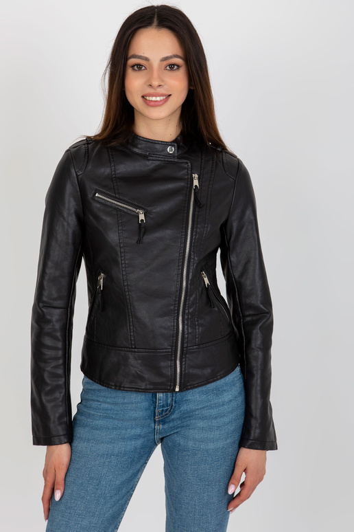 Juodas moteriškas ramoniškas švarkas...