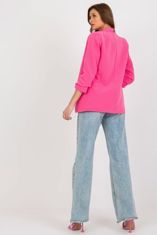 Rožinis elegantiškas švarkas be...